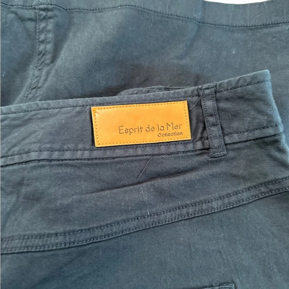 Esprit De La Mer Jeanne Marine Mini Skirt Size 42